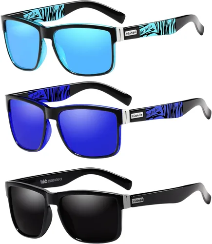 Miniatura 8 de Gafas de sol deportivas polarizadas para hombre Ciclismo Correr Pesca Golf Moda Gafas de sol Mujeres HD6009 C11 Azul Naranja Montura Azul Espejo
