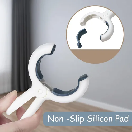 Miniatura 3 de Paquete de 24 clips para toallas de playa con fuertes resortes antioxidantes, clips de toalla resistentes, alfileres de plástico para ropa