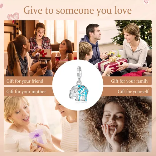 Miniatura 6 de Annmors Joyería de viaje en el mar para mujer, cuentas colgantes de plata de ley 925 con circonita cúbica, cuentas de joyería para niña, regalos