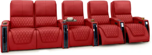 Miniatura 103 de Seatcraft Apex Zero-Gravity CoolZero - Asiento de cine en casa de cuero italiano, reposacabezas eléctrico, lumbar eléctrico, reclinable eléctrico