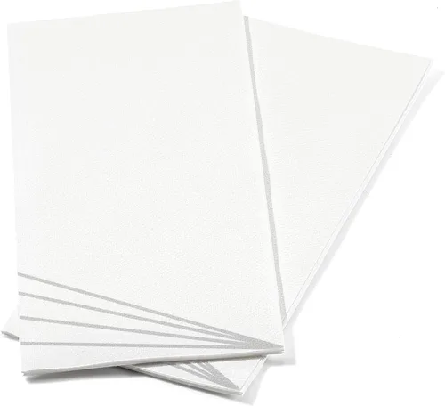 Miniatura 11 de Paquete de 100 toallas de mano de papel para invitados con sensación de lino, toallas de papel desechables súper absorbentes para baño, fiesta