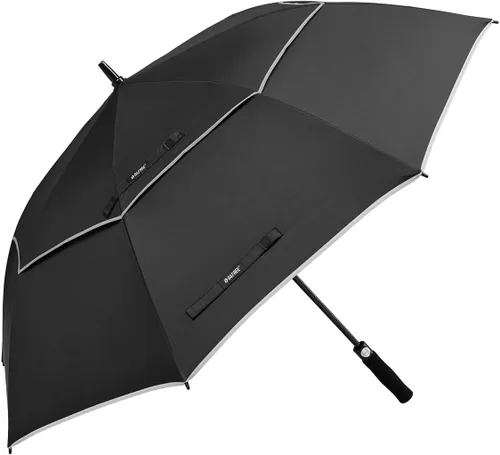 Miniatura 20 de G4Free Paraguas de Golf Automático Abierto de 47/54/62/68 Pulgadas de Tamaño Extra Grande con Doble Cubierta Ventilada Resistente al Viento e