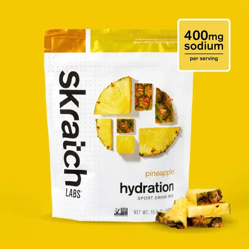 Miniatura 2 de Skratch Labs Polvo de Hidratación Mezcla de Bebida Deportiva Polvo de Electrolitos para Ejercicio, Resistencia y Rendimiento Piña 20