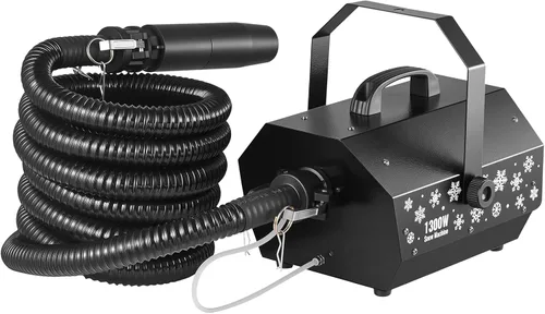 Miniatura 21 de VEVOR Máquina de nieve de 800 W con 9 luces LED RGB y control remoto, efecto de nieve de alto rendimiento para Navidad, Halloween, boda, fiestas