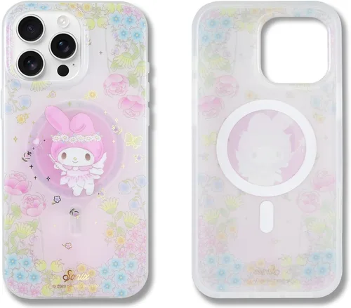 Miniatura 202 de Sonix x Sanrio - Funda para iPhone 15 Pro, compatible con MagSafe, probada en caídas de 10 pies, adivinador Kuromi