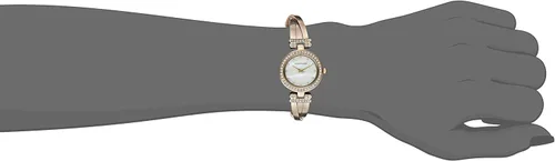 Miniatura 4 de Anne Klein Juego de reloj y pulsera con detalles de cristal prémium para mujer