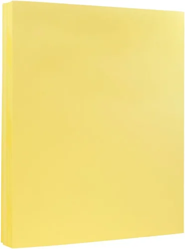 Miniatura 9 de JAM PAPER Vellum Bristol Cartulina de 65 lb - 8.5 x 11 Coverstock - 147 gsm - Azul - 50 Hojas/Paquete