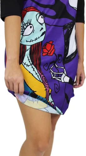 Miniatura 4 de Disney Nightmare Before Christmas - Pijama de manga 34 para mujer, Morado