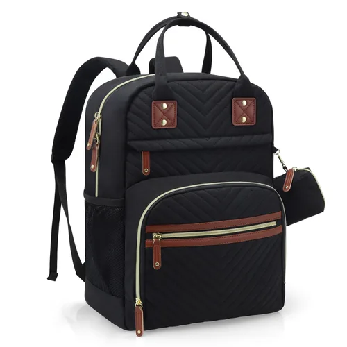 Miniatura 12 de Tuwubi Mochila para pañales, bolsa de viaje Baby Essentials, mochilas impermeables multifunción, artículos esenciales de viaje con correas para Gris