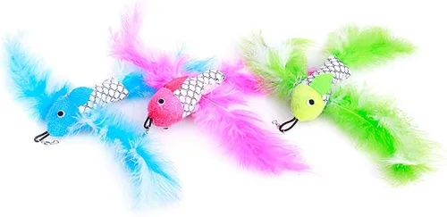 Miniatura 8 de Paquete variado de 2 juguetes para gatos, juguetes interactivos para gatos, juguetes para gatitos, los mejores juguetes para gatos para ejercicio