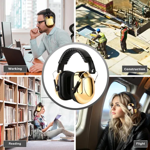 Miniatura 181 de ProCase NRR 28dB Noise Reduction Ear Muffs, Foldable Adjustable Noise Cancelling Headphones