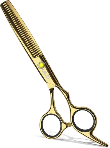 Miniatura 20 de ULG Tijeras profesionales de adelgazamiento con peine – 6.5 pulgadas de acero inoxidable japonés texturizante y tijeras de corte de pelo para salón