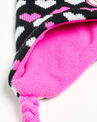 Miniatura 5 de Disney Conjunto de gorro y guantes de invierno de Minnie Mouse para niñas (niñasniñas)