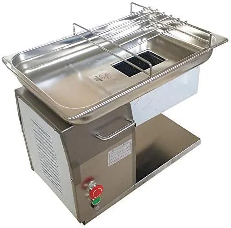 INTBUYING Cortadora de carne comercial Cortadora de carne QH 0.118 in Cuchilla 1,102.3 lbs/hora Cortador de carne Cortador de carne Molinillo