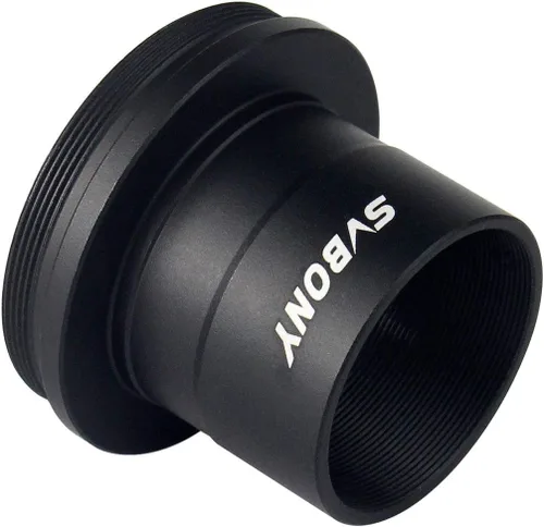 Miniatura 7 de SVBONY Adaptador de foto para telescopio, adaptador T y adaptador de anillo T T2 de 1.25 pulgadas, accesorio para telescopio compatible con cámara