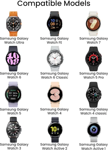 Miniatura 2 de Cargador para Samsung Galaxy Watch 7/Ultra/FE/6/6 Classic/5 Pro/5/4/4 Classic/3/Active 2/Active 3.3 pies USB Cable de carga de repuesto para Galaxy