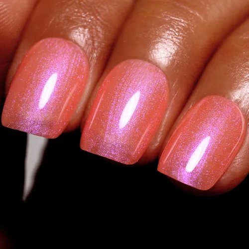 Miniatura 40 de Esmalte de Uñas en Gel con Purpurina, Esmalte de Uñas en Gel con Purpurina Rojo Sangre Brillante con Destellos, Esmalte de Uñas en Gel con Purpurina