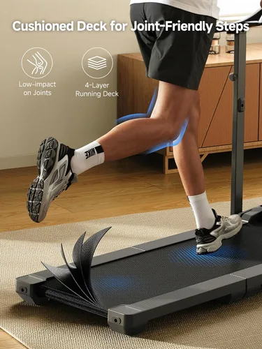 Miniatura 6 de WALKINGPAD Folding Treadmills for Home, Smart Vertical Fold, LED Display with Adjustable Height Handles