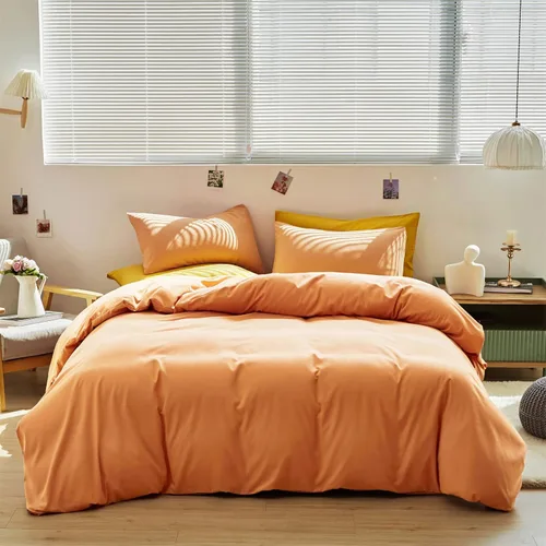 Miniatura 13 de Cottonight - Juego de edredón con girasoles rosas, juego de ropa de cama floral rosado para mujeres y niñas, estilo bohemio y granja chic, manta