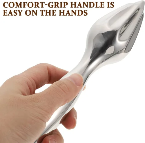 Miniatura 3 de Cabilock Exprimidor manual de cítricos de acero inoxidable Exprimidor de mano de limón naranja fruta prensa exprimidor herramienta de cocina