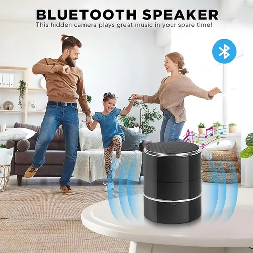 Miniatura 5 de Cámara de altavoz Bluetooth HD1080P, cámara de niñera con WiFi inalámbrico, cámaras de seguridad para la tienda de oficinas en casa, detección