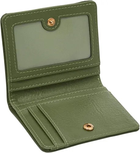 Miniatura 4 de Fossil Logan - Cartera plegable de cuero con bloqueo RFID para mujer
