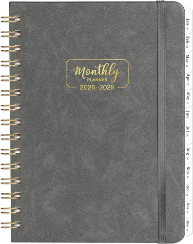 Miniatura 8 de Agenda mensual 2026-2028, agenda mensual de 3 años 2026-2028, enero 2026 a diciembre 2028, calendario de 36 meses con tapa dura, bolsillo