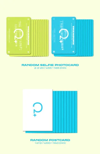 Miniatura 2 de ( PHOTO BOOK Ver. ) TREASURE THE SECOND STEP : CHAPTER TWO 2nd Mini Album ( LIGHT GREEN + DEEP BLUE - 2 Ver Full Set )+1ea Folded Poster(First Press