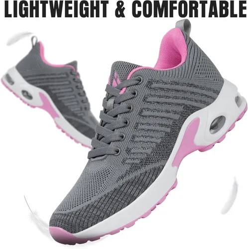 Miniatura 7 de Mishansha Women's Walking Shoes Lightweight Air Cushion Running Jogging Sneakers
