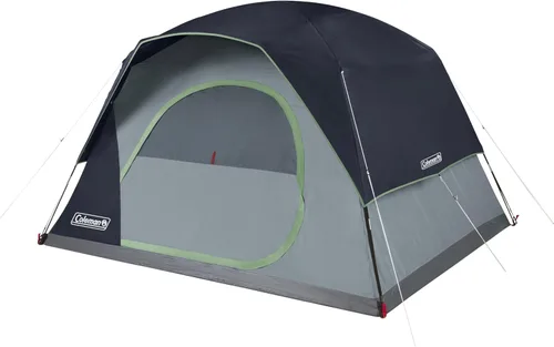 Miniatura 14 de Coleman Tienda Skydome con configuración en 5 minutos, tienda resistente al clima para 2/4/6/8 personas con toldo para lluvia y bolsa de transporte