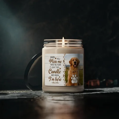 Miniatura 5 de NHI - Velas personalizadas con foto, regalo de vela personalizada, cera de soja perfumada, decoración del hogar, tarro de 9 onzas, fabricado