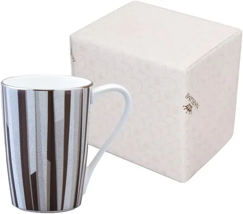 Miniatura 12 de Narumi 50994-2731 Shagreen, 12.8 fl oz (380 cc), negro, patrón moderno y simple, regalo del día del padre, caja de regalo incluida