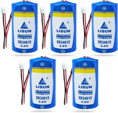 Miniatura 8 de (1 paquete de batería de litio ER34615 D Cell de 3.6 V 19000 mAh para programador PLC multiusos, batería ETC con enchufe blanco