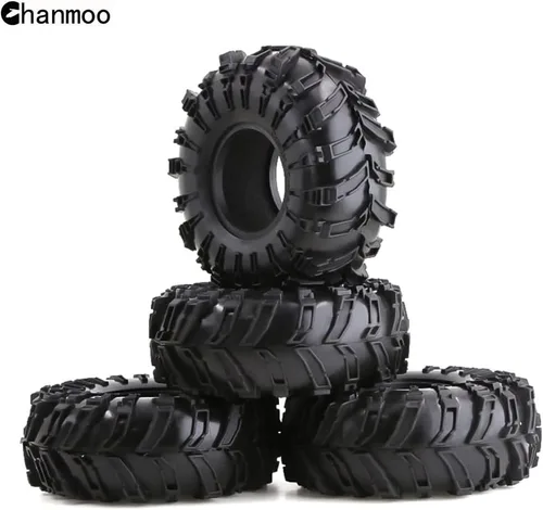 Miniatura 9 de 4 unidades 2.2 neumáticos sobre orugas OD 5.512 in goma suave RC barro neumáticos para escala 1/10 RC Rock Crawler coche Axial SCX10 90047 D90 TF2