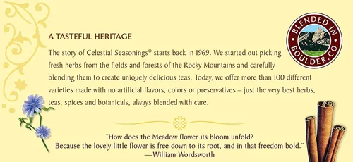 Miniatura 4 de Celestial Seasonings Té de hierbas sin cafeína Roastaroma - 20 bolsas de té - Caja de 6