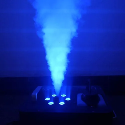 Miniatura 6 de Gdrasuya10 Máquina de niebla LED RGB de 900 W, máquina de humo para escenario de Halloween, máquina de humo para fiestas, DMX, DJ, escenario, niebla