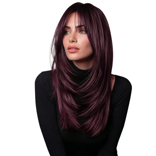 Miniatura 41 de Full Shine Invisi Edge - Extensiones de cabello con cinta adhesiva invisible de 36 cm, color 1 negro, máquina Remy, extensiones de cabello humano