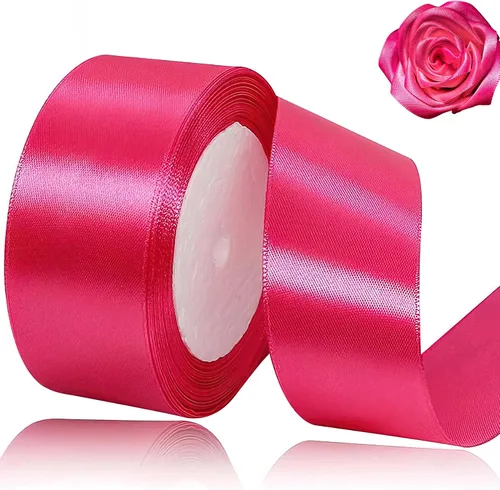 Miniatura 29 de Cinta beige de 1-1/2 pulgadas x 25 yardas, cinta de satén marfil de tela de color sólido para manualidades, coronas, fiesta de boda, Navidad, lazos