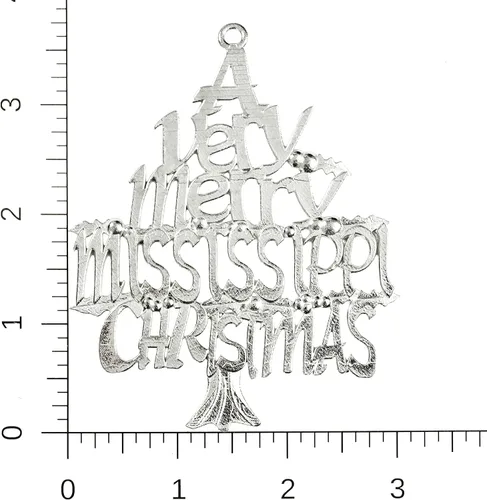 Miniatura 6 de Handmade Mississippi Gift Set - Metal Mississippi Christmas Ornament (Gift Set of 3 (Mississippi Symbols, Deer, Bass))