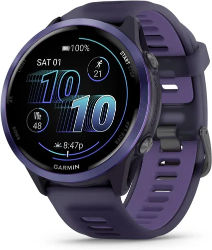 Miniatura 10 de Garmin® Forerunner® 570, 47mm, Reloj inteligente avanzado para correr y triatlón con GPS, pantalla AMOLED, funciones de entrenamiento y Pizarra/Negro