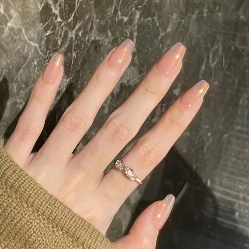 Miniatura 7 de Polvo de uñas cromado de unicornio, efecto de espejo, brillo de limón, sirena, pigmento en polvo, polvo de cromo dorado aurora, para diseño de uñas