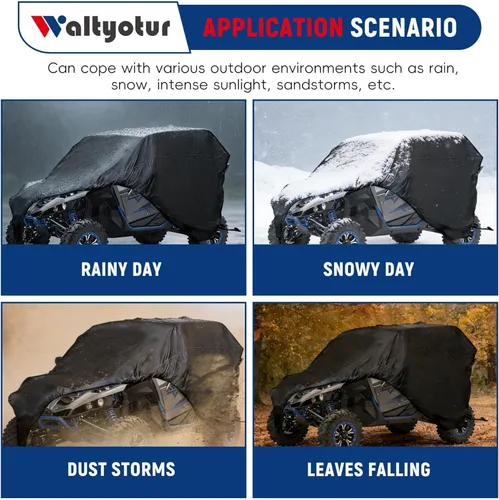 Miniatura 7 de Cubierta de vehículo utilitario XXXL de repuesto para Can-Am Outlander 450 570 650 850 1000R 100.79 x 43.31 x 47.24 pulgadas