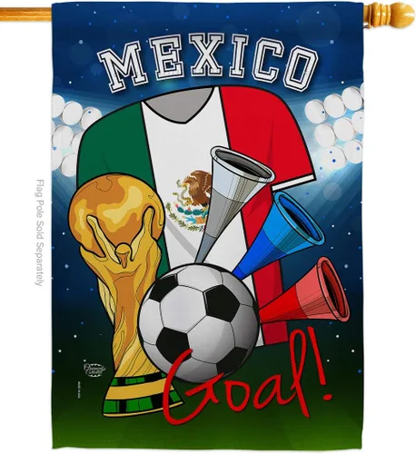 Bandera de la Copa Mundial de Fútbol de México, juego deportivo, pelota de fútbol, actividades de entretenimiento, decoración física, pancarta