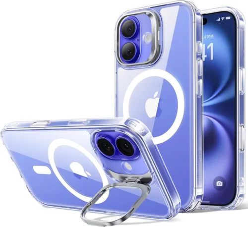 Miniatura 73 de ESR Funda para iPhone 14 Pro Max, Compatible con MagSafe, Funda Transparente para Teléfono con Soporte Stash Integrado para iPhone 14 Pro Max