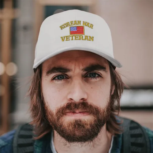 Miniatura 2 de Gorras de béisbol personalizadas para hombres y mujeres bordados veteranos estadounidenses guerra coreana A señoras y hombres sombreros de béisbol