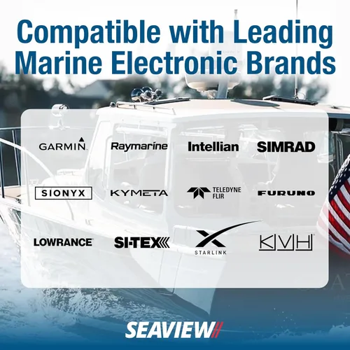 Miniatura 7 de SEAVIEW Round Cable Gland Stainless Steel Marine Grade Waterproof Cable Seal
