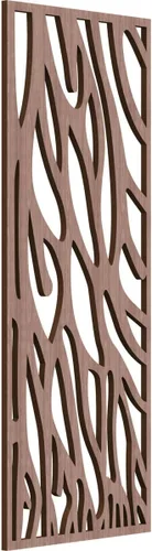 Miniatura 142 de 9 3/8"W x 24 3/8"H x 1/4"T Bristol Decorativos Paneles de Pared de Madera Calado, Cereza