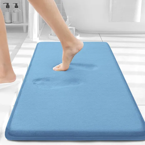 Miniatura 61 de Smiry Tapetes de Baño de Espuma Viscoelástica 36 x 24 pulgadas, Tapetes de Baño Extra Suaves y Absorbentes, Alfombra Antideslizante Lavable