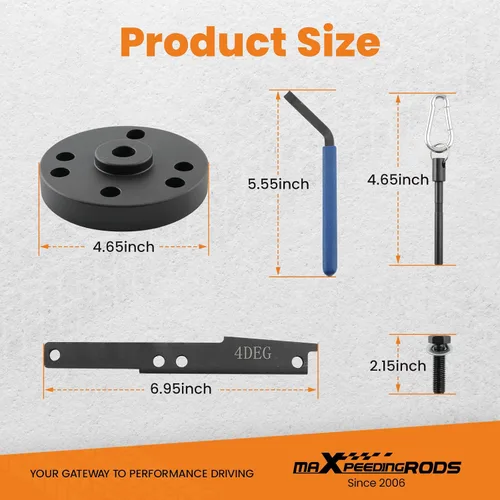Miniatura 7 de maXpeedingrods 3163021 Kit de herramientas de sincronización de leva y 3163530 Herramienta de ajuste de freno del motor para motores Cummins ISX QSX