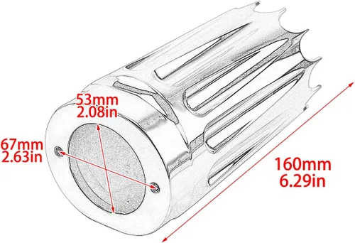 Miniatura 6 de Cubiertas deslizantes de horquilla superior para Harley Touring Road King Street Electra Glide Cromo